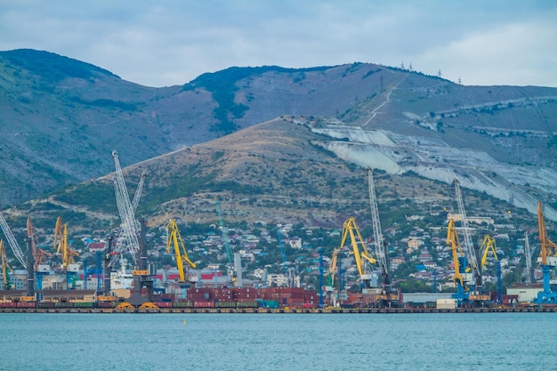 Novorossiysk Commercial Sea Port in Russia in the period of sanctions of Russia