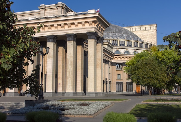 The Novosibirsk Opera house in the fall