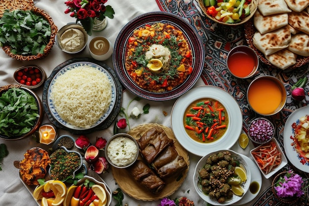 Nowruz feast of culinary delights