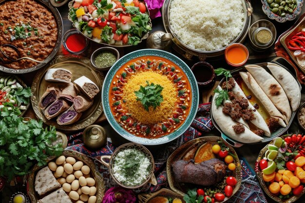 Nowruz feast of culinary delights