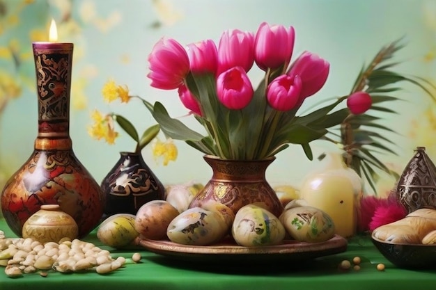 Nowruz iran elements