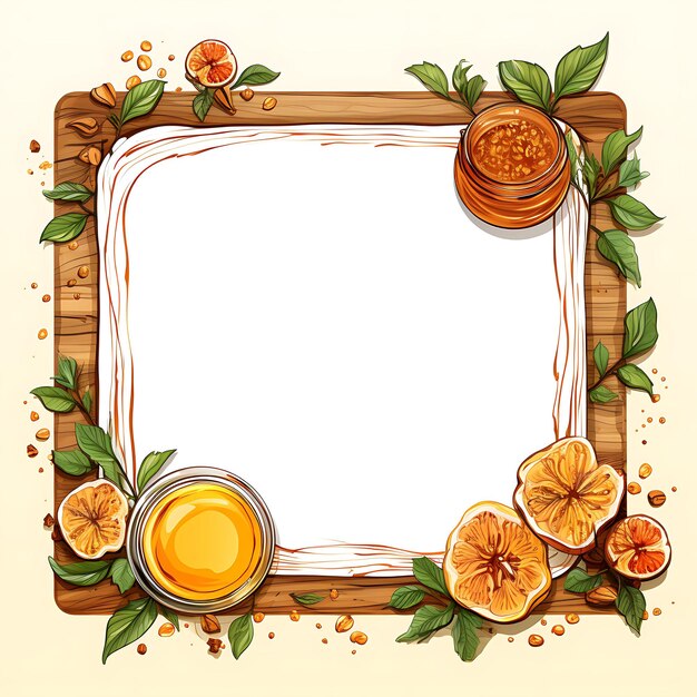 Photo nowruz iran scribbles frame festive designs for iran culture and cuisine seasons food and drink