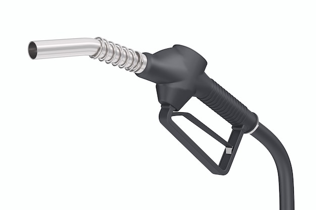 Nozzle fuel on white background Isolated 3D illustration