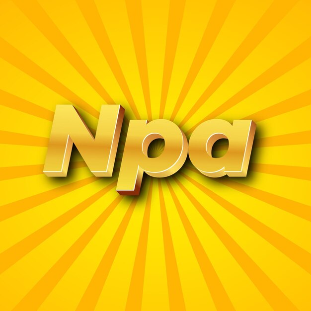 Npa Text effect Gold JPG attractive background card photo confetti