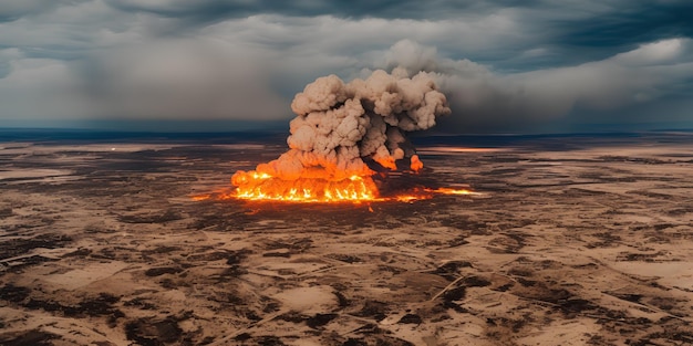 Nucleaire bomexplosie