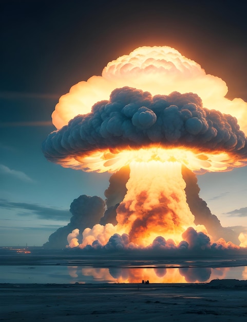 Nucleaire explosie Atoombom Nucleaire bomexplosie 4k