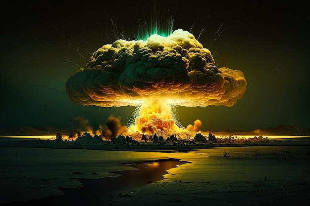 nuclear missile explosion wallpaper