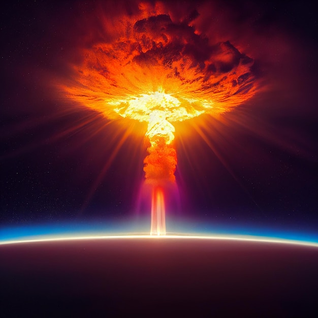 Nuclear Bomb Explosion Mushroom cloud