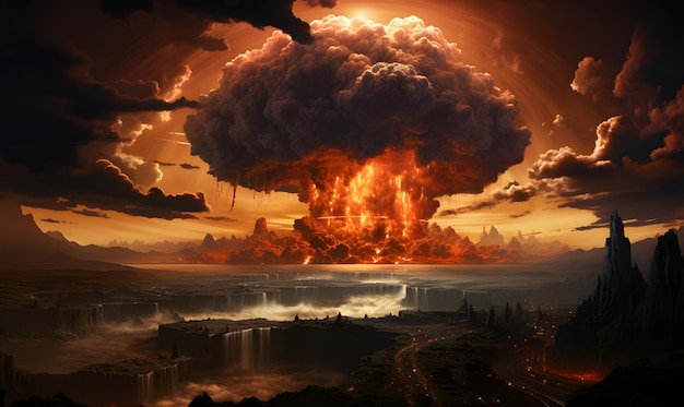 nuclear bomb explosionnuclear explosionnuclear disasternuclear bombatomic bomb