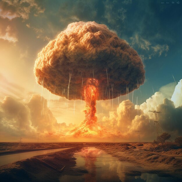 Photo nuclear explosion