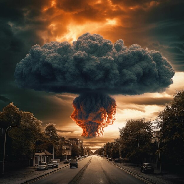 Photo nuclear explosion