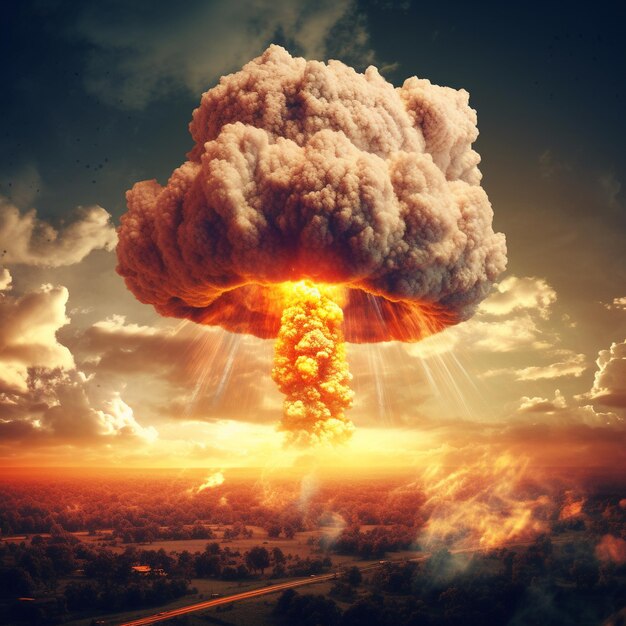 Photo nuclear explosion
