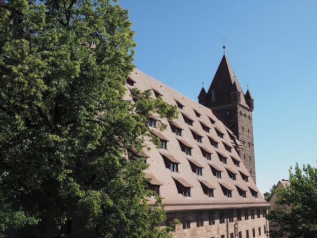 Nuernberger Burg castle in Nuernberg