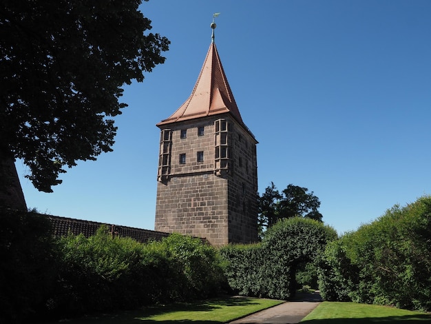 Замок Nuernberger Burg в Нюрнберге