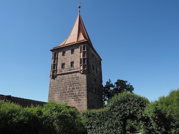 Замок Nuernberger Burg в Нюрнберге