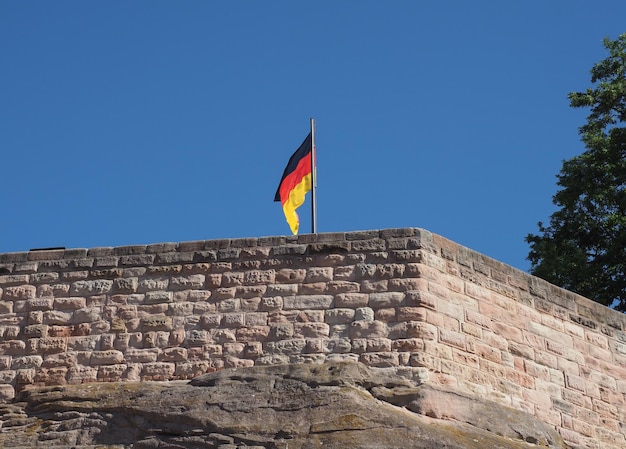 Il castello di nuernberger burg a norimberga