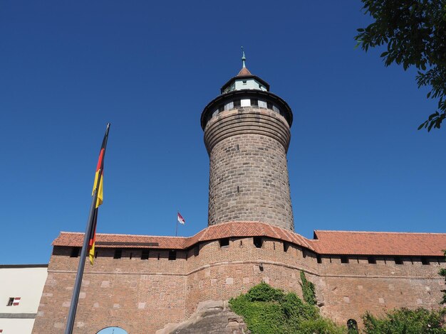 Nuernberger Burg castle in Nuernberg