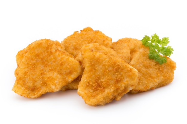 Nugget chiken geïsoleerd