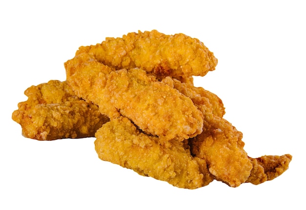 Nuggets geïsoleerd op een witte achtergrond
