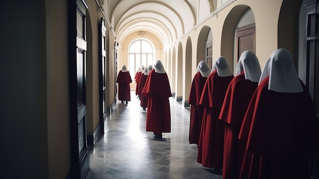 Nuns in the convent generative ai