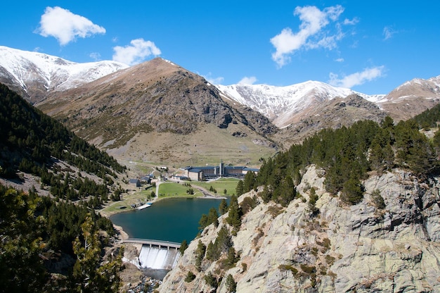 Nuria Valley in Pyrenees Queralbs