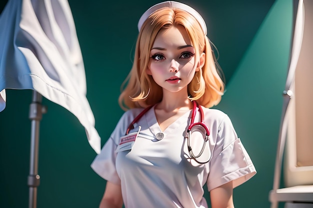 A nurse from the game