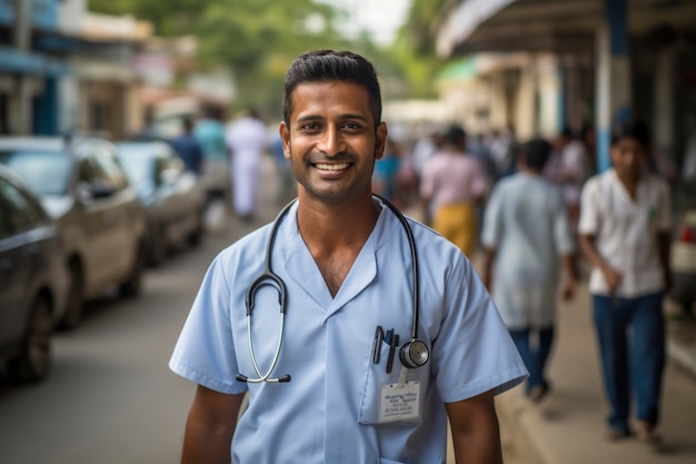 Nurse portrait in hospital