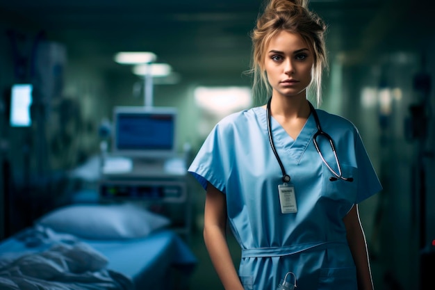 Photo nurse portrait