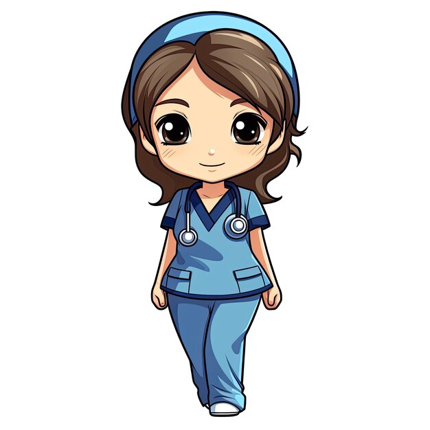 Photo nurse's scrubs