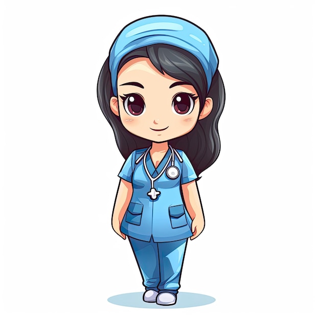 Photo nurse's scrubs