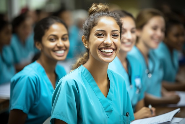 A nursing student in Tamil Nadu An Indian student at a medical university