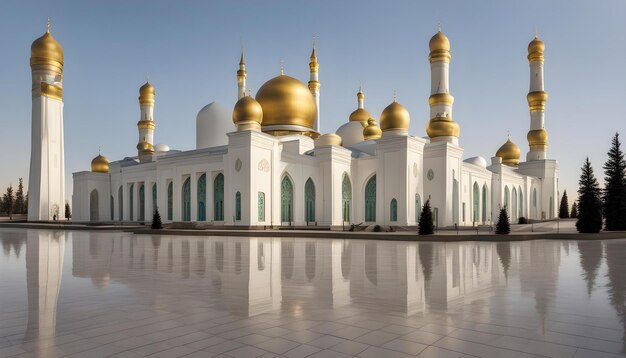 Nursultan astana kazakhstan the hazrat sultan mosque in nursultan kazakhstan