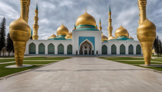 ヌルスルタン・アスタナ カザフスタン ハズラット・スルタン・モスク