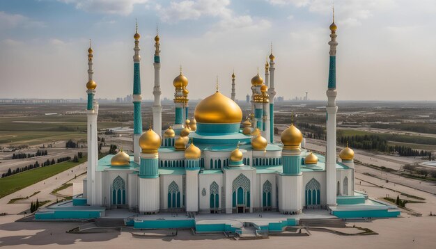 ヌルスルタン・アスタナ カザフスタン ハズラット・スルタン・モスク