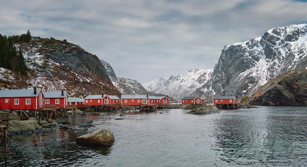 Nusfjord  fishing village in Norway