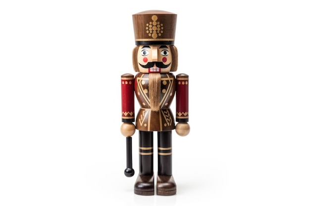 Photo nutcracker isolated on white background