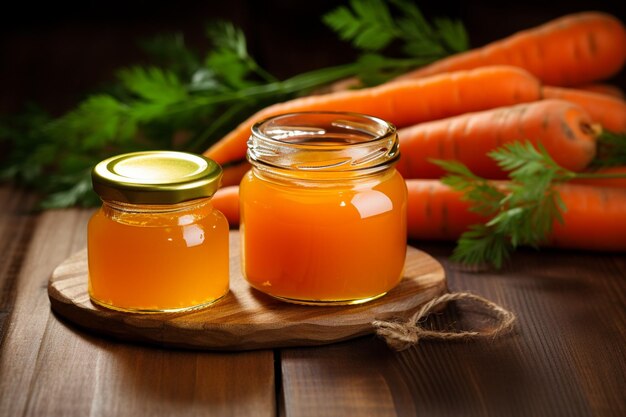 Богатая питательными веществами морковная эссенция