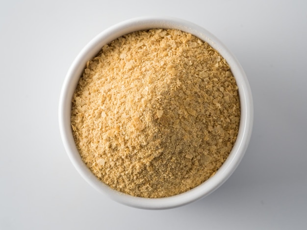 Nutritionele inactieve gist bovenaanzicht