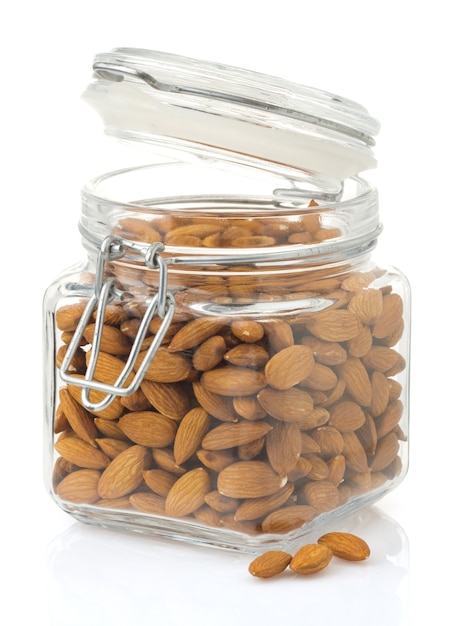 Nuts almond isolated 