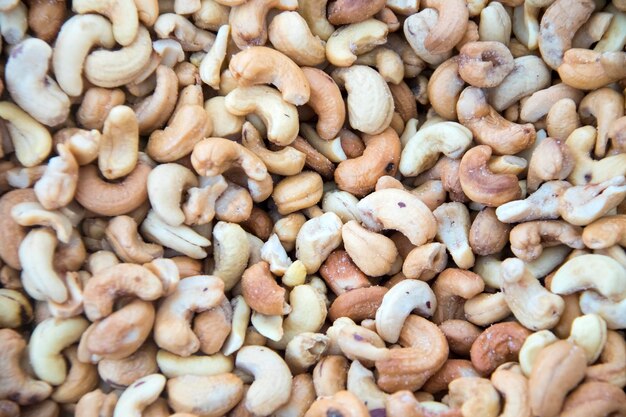 Nuts texture