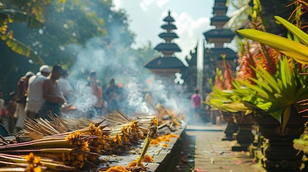 Nyepi Balinese Temple Cleansing