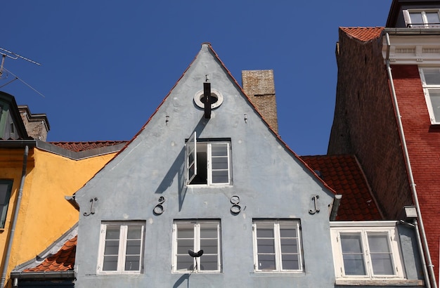 Nyhavn canal in Copenhagen Denmark