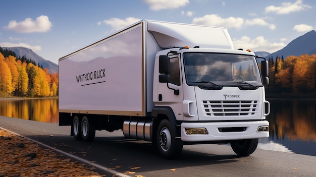 Nyiregyhza Hungary circa 2016 Waberers truck in sunshine