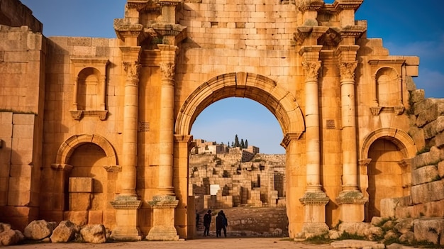 Nymphaeum Arch in Jerash Exploring the Historic and Picturesque Jordanian Town 169