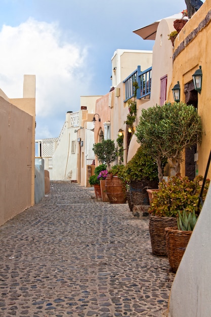 Vista di oai santorini