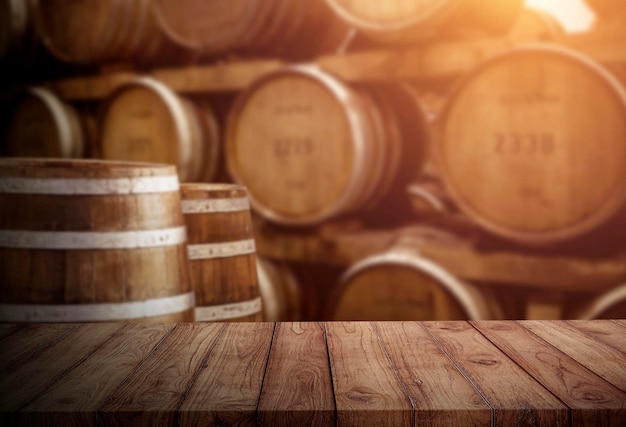 oak barrel background