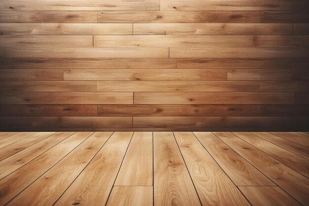 Photo oak wood platform or floor blank with wooden