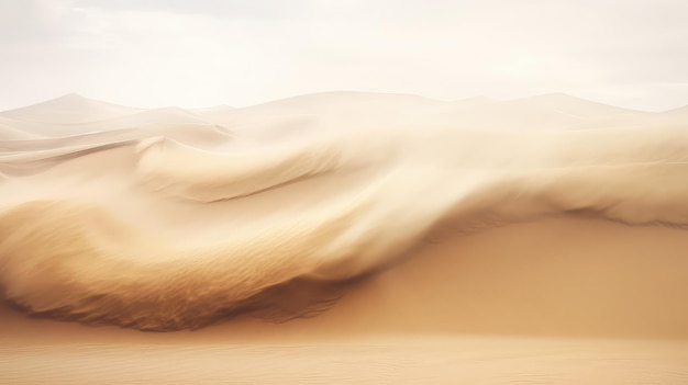Foto paesaggio desertico di oasi di sabbia