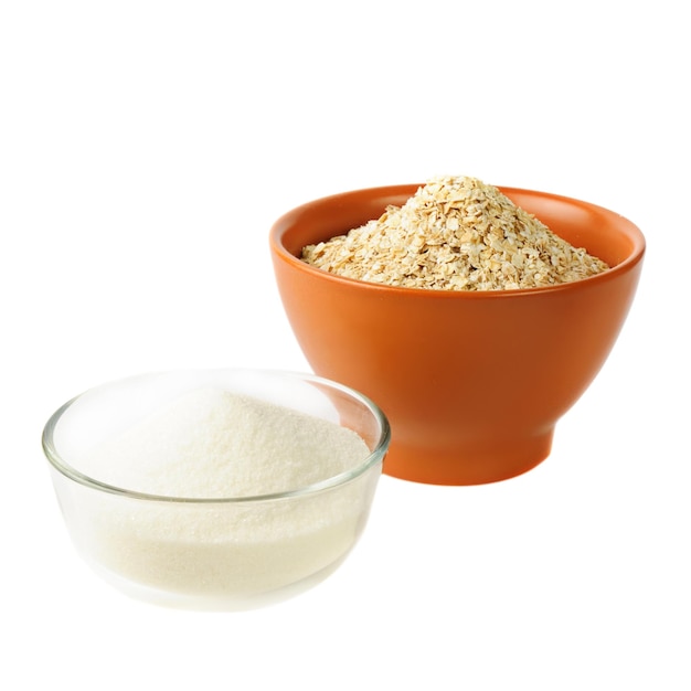 Oat and sugar carbohydrate foods