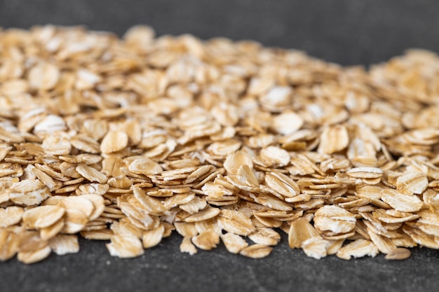 Oatmeal background Oat flakes texture